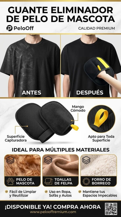 Guante Quita Pelo Reutilizable